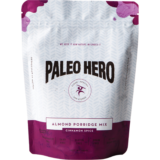 Paleo Hero Almond Porridge Mix Cinnamon Spice