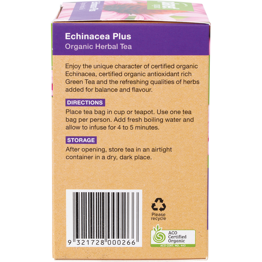 Planet Organic Echinacea Plus Herbal Tea Bags