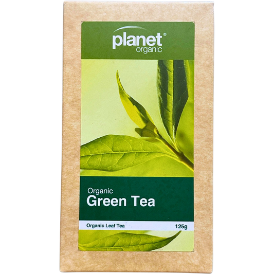 Planet Organic Green Tea Herbal Loose Leaf Tea
