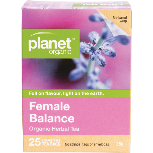 Planet Organic Female Balance Herbal Tea Bags
