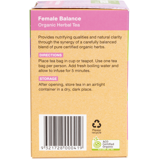 Planet Organic Female Balance Herbal Tea Bags