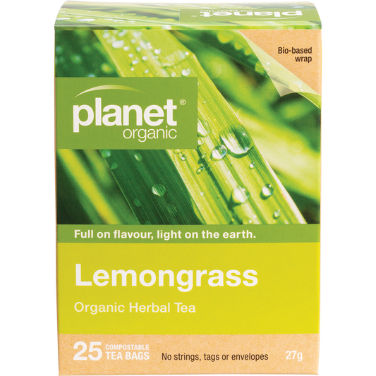 Planet Organic Lemongrass Herbal Tea Bags