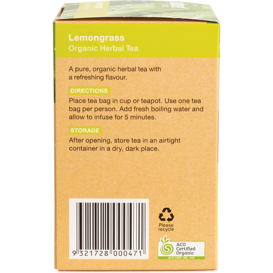 Planet Organic Lemongrass Herbal Tea Bags