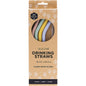 EVER ECO Silicone Straws Bent Pastel Collection 1 x 4pk