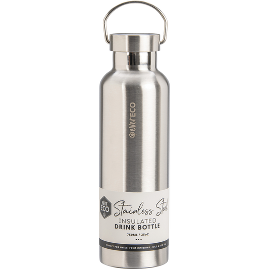 Ever Eco Insulated Stainless Steel Bottle Brushed Stainless