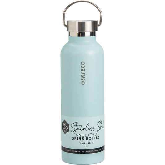 EVER ECO Insulated Stainless Steel Bottle Positano Blue 1 x 750ml