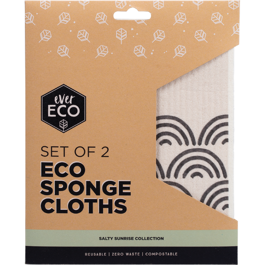 Ever Eco Eco Sponge Cloths Salty Sunrise