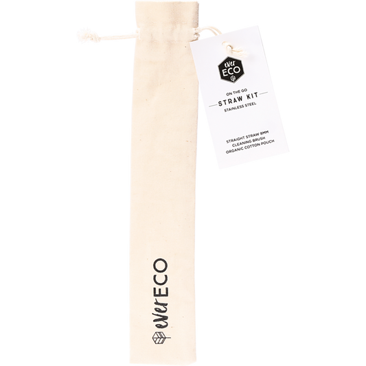 Ever Eco Stainless Steel Straw Kit Straight