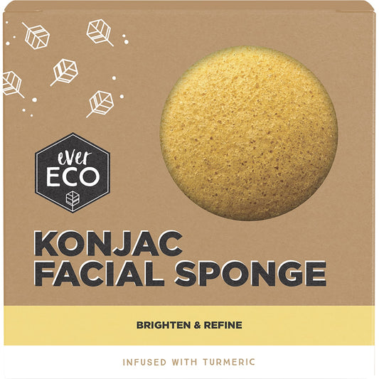EVER ECO Konjac Facial Sponge Tumeric x 1