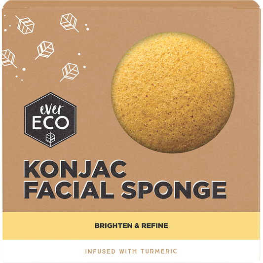 Ever Eco Konjac Facial Sponge Turmeric