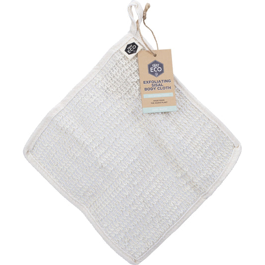 EVER ECO Exfoliating Sisal Body Cloth 100% Natural Fibres x 1