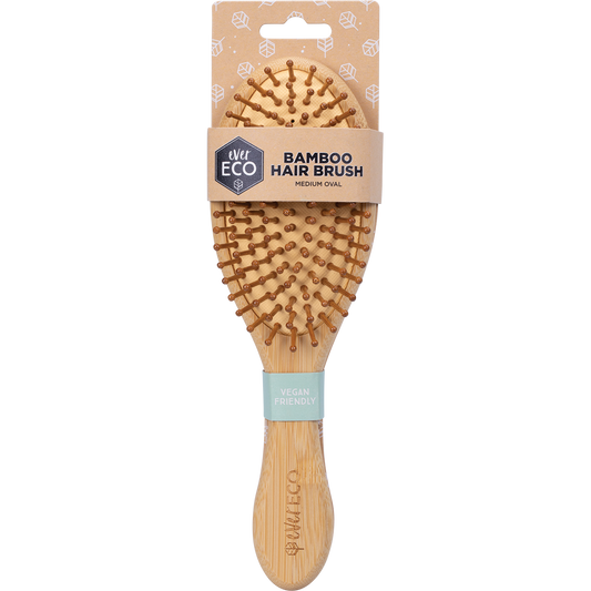 Ever Eco Bamboo Hair Brush Medium Oval