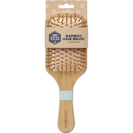 EVER ECO Bamboo Hair Brush Large Paddle x 1