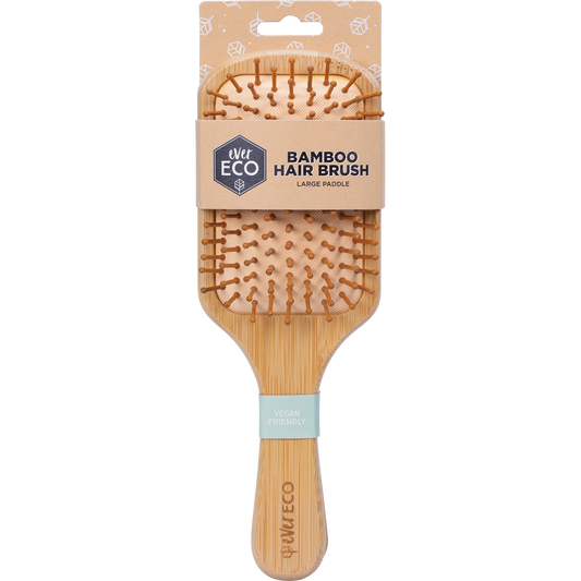 Ever Eco Bamboo Hair Brush Large Paddle