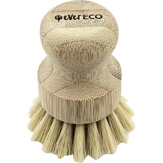 EVER ECO Veggie Scrubber Bamboo Handle, Sisal Bristles x 1