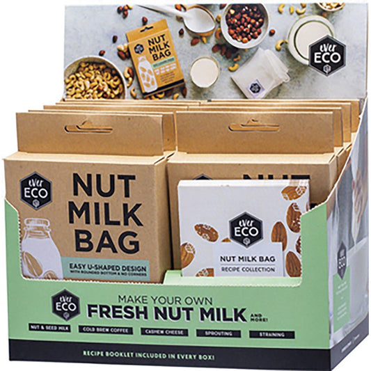 EVER ECO Nut Milk Bag with Recipe Booklets x 1