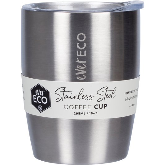 Ever Eco Insulated Coffee Cup Brushed Stainless