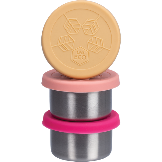 Ever Eco Stainless Steel Mini Containers Rise Leak Proof