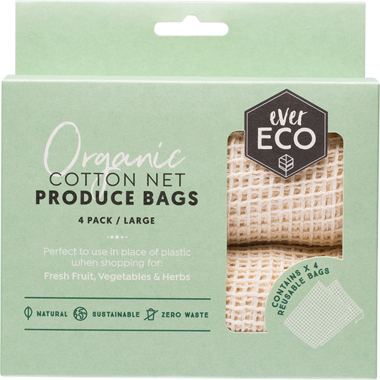 Ever Eco Reusable Produce Bags Organic Cotton Net
