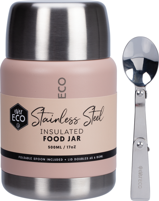 Ever Eco Insulated Stainless Steel Food Jar Rose