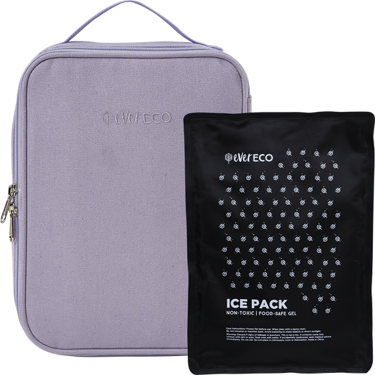Ever Eco Insulated Lunch Bag with Ice Pack Lilac