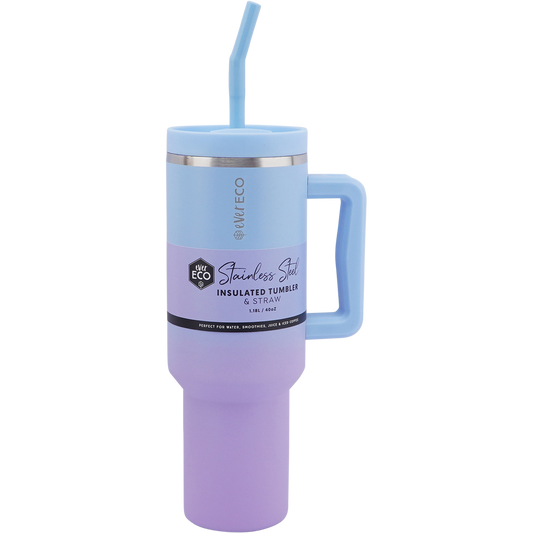 Ever Eco Insulated Tumbler with Handle & Straw Balance