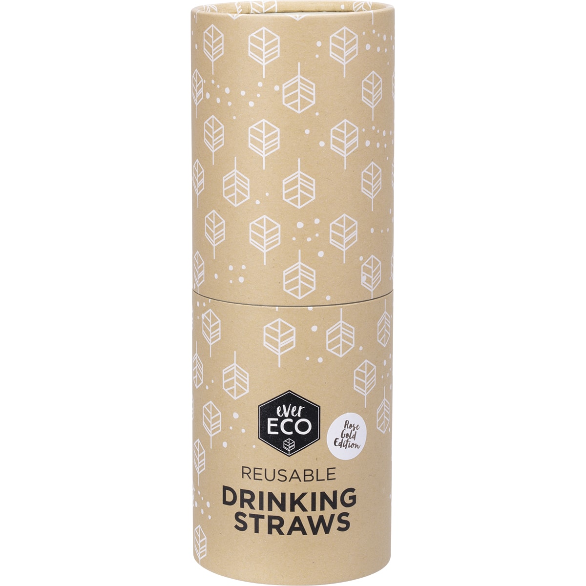 EVER ECO Stainless Steel Straws Straight Rose Gold  1 x 25pk