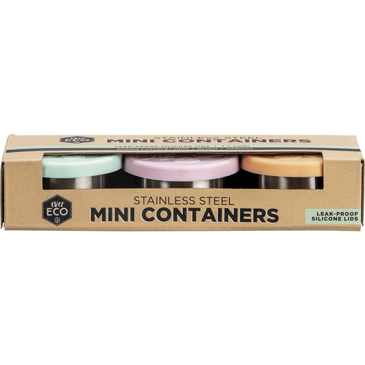 EVER ECO Stainless Steel Mini Containers Spring Pastel Set