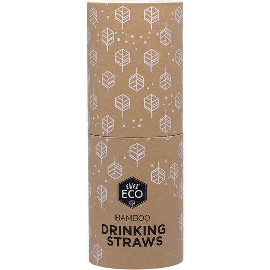 EVER ECO Bamboo Straws Straight 1 x 30pk