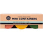 EVER ECO Stainless Steel Mini Containers Autumn Leak Resistant 1 x 3pk