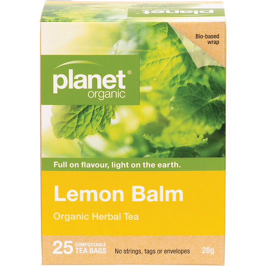 Planet Organic Lemon Balm Herbal Tea Bags