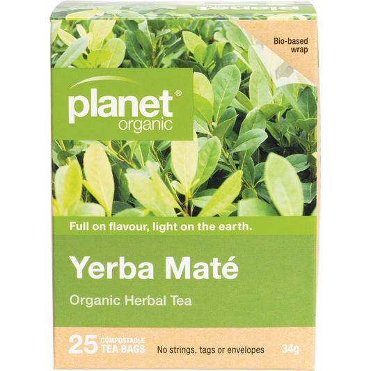 Planet Organic Yerba Maté Herbal Tea Bags