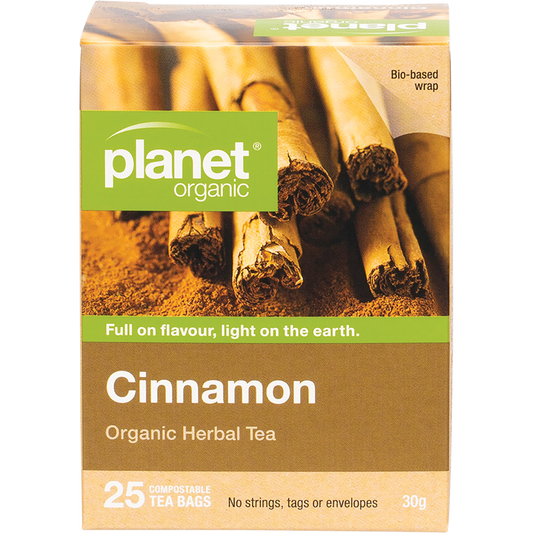 Planet Organic Cinnamon Herbal Tea Bags