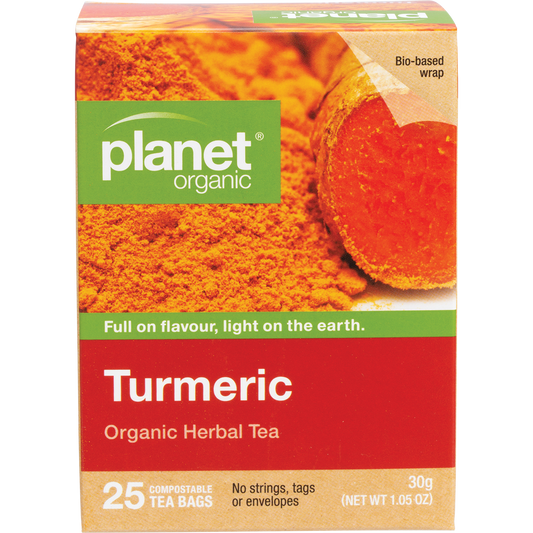 Planet Organic Turmeric Herbal Tea Bags