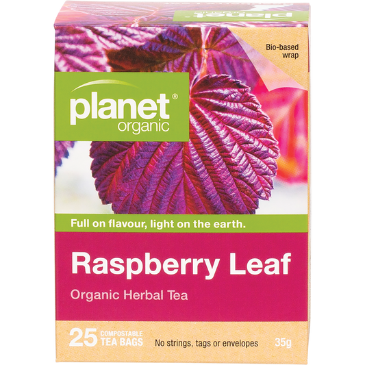Planet Organic Raspberry Leaf Herbal Tea Bags