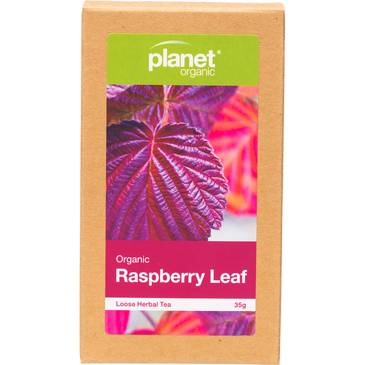 Planet Organic Raspberry Leaf Herbal Loose Leaf Tea
