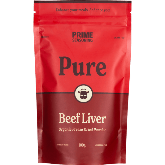 Prime Seasoning Organic Pure Freeze Dried Beef Liver Powder