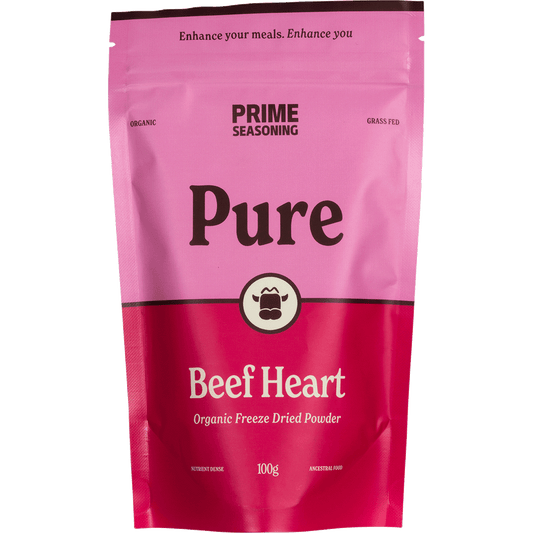 Prime Seasoning Organic Pure Freeze Dried Beef Heart Powder