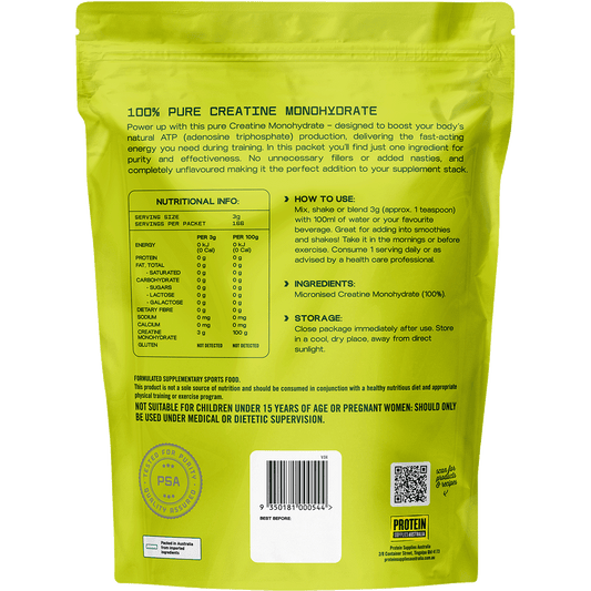 Protein Supplies Australia Creatine Monohydrate Unflavoured