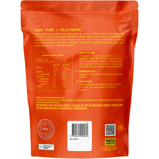 Protein Supplies Australia L-Glutamine Plant Based Pure