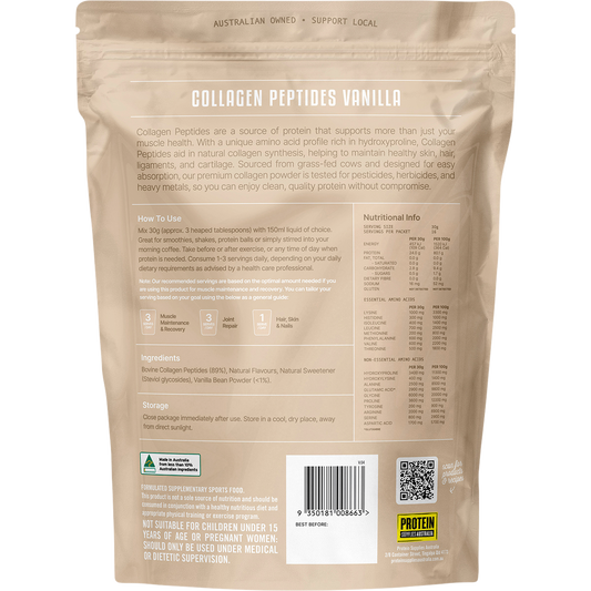 Protein Supplies Australia Collagen Peptides Vanilla