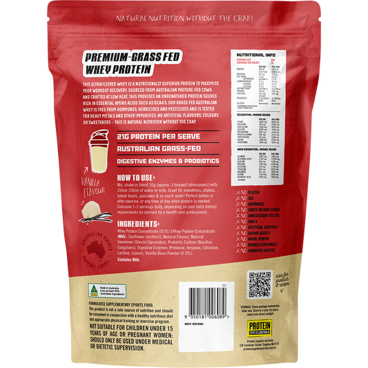 Protein Supplies Australia Australian Whey Protein Vanilla
