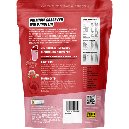 Protein Supplies Australia Australian Whey Protein Strawberry