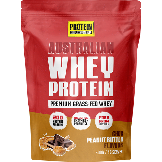 Protein Supplies Australia Australian Whey Protein Choc Peanut Butter