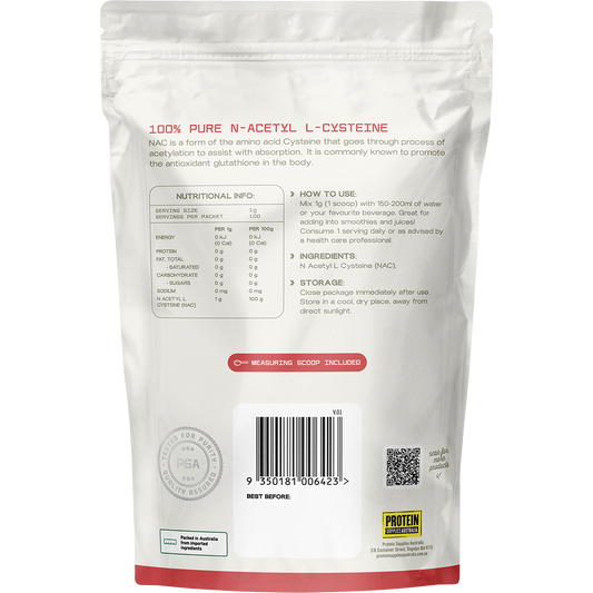 Protein Supplies Australia NAC Unflavoured