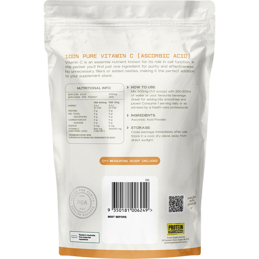 Protein Supplies Australia Vitamin C Unflavoured