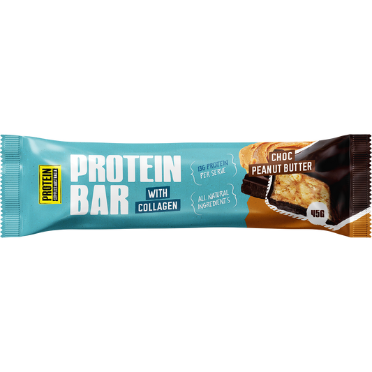Protein Supplies Australia Protein Bar with Collagen Choc Peanut Butter - Box of 12