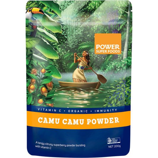 POWER SUPER FOODS Camu Camu Powder Certified Organic 1 x 200g