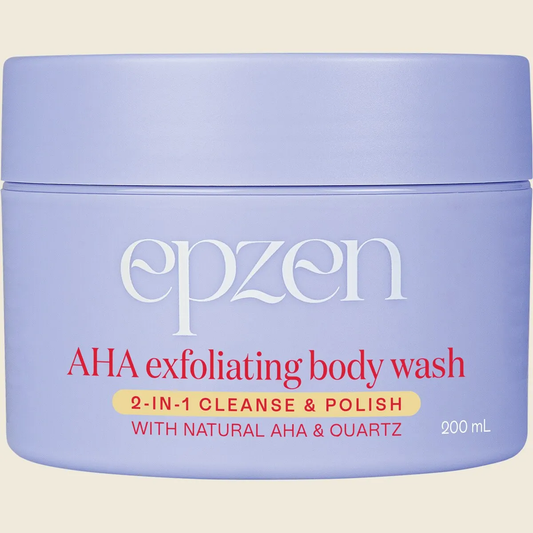 Epzen AHA Exfoliating Body Wash 2-in-1 Cleanse & Polish