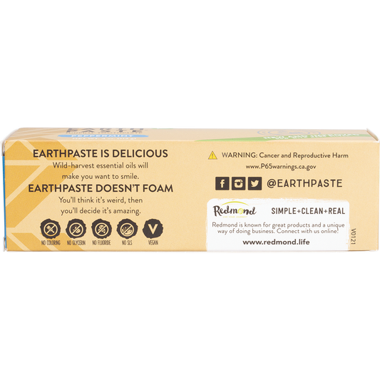 Redmond Earthpaste Toothpaste with Silver Peppermint
